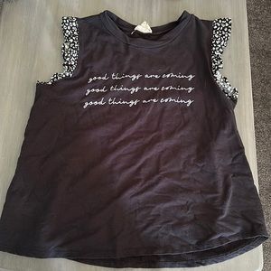 Good things are coming t shirt. Size states medium but fits more like a large!